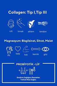 2'li Cilt Vitamini Ve Collagen Tip 1, 3 İçeren Magnezyum Complex ürün fotoğrafı