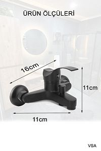 Siyah Robot Siyah Tepe Yağmurlama Duş Seti Mutfak Banyo Lavabo Bataryası Set ürün fotoğrafı