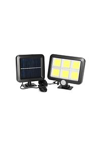 120 Cob Led 4,70 Mt Kablolu Solar Panel Güneş Enerjili 3 Mod Duvar Lambası ürün fotoğrafı