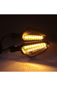 Amerikan Park Modüllü Çift Renk Motosiklet Sinyal Led Takımı 12v Drl Universal ürün fotoğrafı