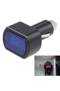 12 24v Dijital Oto Araç Çakmaklık Akü Volt Ölçer Akü Voltmetre ürün fotoğrafı
