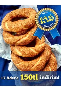 Rolla Gluten-free Glütensiz Simit (SOKAK SİMİT) )(2 ADET X 100GR) ürün fotoğrafı