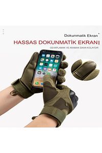 Profesyonel Korumalı Bisiklet Motosiklet Eldiveni Elastik Üst Kalite Malzeme Siyah ürün fotoğrafı