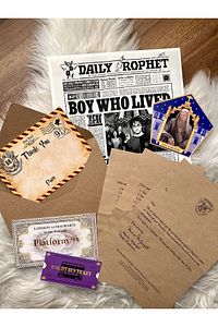 Harry Potter Özel Sihir Set Hogwarts Bina Seçimi Sonuç Kartı - Mektup - Platform 9 3/4 Bilet ürün fotoğrafı