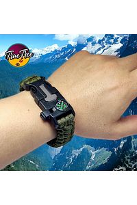 Gaddar Bileklik 12x1 Survival Bileklik Kamp Bıçaklı Ateş Çubuğu Bileklik Pusulalı Bileklik ürün fotoğrafı