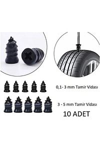 Lastik Tamir Kiti Fitil Atma Seti+ Lastik Tamir Kiti Kauçuk Vida Seti+5 li Yedek Fitil ürün fotoğrafı