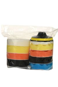 Pasta Cila Polisaj Sünger Pedi Seti 100mm Oto Parlatma 11 Parça ürün fotoğrafı