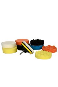Pasta Cila Polisaj Sünger Pedi Seti 100mm Oto Parlatma 11 Parça ürün fotoğrafı