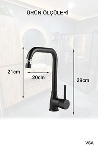 Siyah Robot Siyah Tepe Yağmurlama Duş Seti Mutfak Banyo Lavabo Bataryası Set ürün fotoğrafı