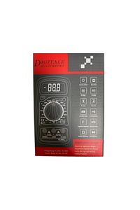 Xl830l Dijital Multimetre Led Ekranlı Avometre Mini Ölçü Aleti 9v Pil Hediyeli Cep Multimetresi ürün fotoğrafı