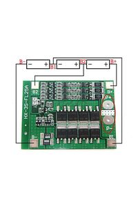 3s 25a 12v Balans Bms Lipo 18650 Lityum Pil Şarj Koruma Devresi ürün fotoğrafı