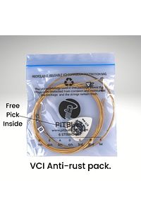 Pitbull Strings Silver Seri Akustik Gitar Takım Teli SAG 10-47 SL Süper Light 85/15 Bronz ürün fotoğrafı