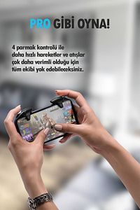 Black Shark Pubg Nişan Ve Tetik Tuşu Profesyonel Mobil Oyun Konsolu ZC-01 ürün fotoğrafı