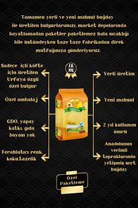 Urfa Özel Yapım Içli Köftelik Sefer Kitel Çiriş Bulgur 5 Kg ürün fotoğrafı