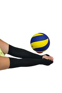 Voleybol Elliği 1 Çift Likralı Sporcu Elliği Voleybol Kolluğu Parmaklı Likralı Ellik 1 Çift ürün fotoğrafı