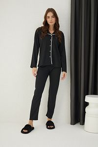 Düğmeli Pijama Takım ürün fotoğrafı