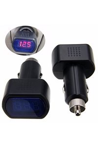 12 24v Dijital Oto Araç Çakmaklık Akü Volt Ölçer Akü Voltmetre ürün fotoğrafı