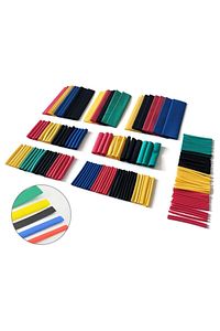 164 Adet Renkli Makaron Seti Daralan Makaron Kablo Koruyucu Kılıf Makaron Set 164 Parça ürün fotoğrafı