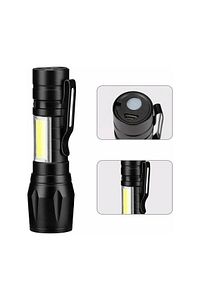 Ultra Güçlü 2500 Lumen 5w Cob Led Usb Şarjlı El Feneri Avcılık Feneri Kamp Feneri ürün fotoğrafı