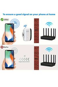 Wifi Repeater Sinyal Güçlendirici Access Point 300mbps Kablosuz Kolay Kurulum Repeater Access Point ürün fotoğrafı
