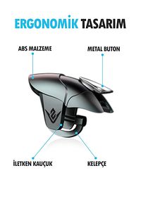 Black Shark Pubg Nişan Ve Tetik Tuşu Profesyonel Mobil Oyun Konsolu ZC-01 ürün fotoğrafı