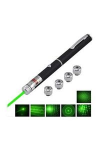 Green Yeşil Kalem Tipi Lazer Pointer 5 Başlıklı ürün fotoğrafı