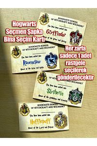 Harry Potter Özel Sihir Set Hogwarts Bina Seçimi Sonuç Kartı - Mektup - Platform 9 3/4 Bilet ürün fotoğrafı
