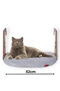 Kalorifer Petek Radyatör Yatağı Kedi Köpek Geniş Kalorifer Yatağı Peluş Gri Renkte ürün fotoğrafı
