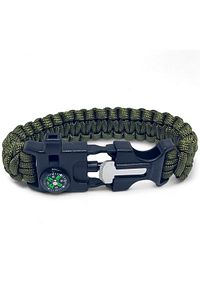 Gaddar Bileklik 12x1 Survival Bileklik Kamp Bıçaklı Ateş Çubuğu Bileklik Pusulalı Bileklik ürün fotoğrafı