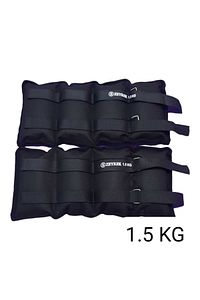 1.5 Kg × 2 Adet Toplam 3 Kg El Ayak Bilek Kas Güçlendiriçi Ağırlık Seti Kum Ağırlık Torbası ürün fotoğrafı