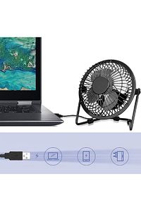 Masa Üstü Klima Usb Girişli Metal Serinletici Mini Vantilatör Fan ürün fotoğrafı