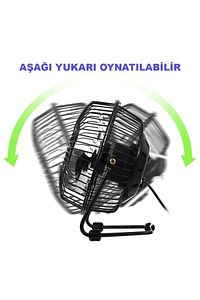 Masa Üstü Klima Usb Girişli Metal Serinletici Mini Vantilatör Fan ürün fotoğrafı