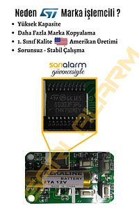 Universal Akıllı Öğrenebilen Garaj Kepenk Otopark Kumandası 433 Mhz ( 1. Kalite - St Işlemcili ) ürün fotoğrafı