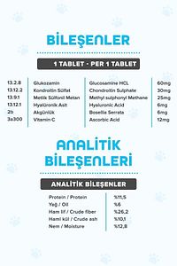 Premium Move G Glucosamine-glukozamin Kedi Ve Köpek Için Eklem Sağlığını Destekleyici Tablet ürün fotoğrafı
