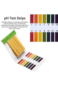 Ph Ölçer Ph Metre 1-14 Ph Su Sıvı Test Ölçme Turnusol Kağıdı 80 Adet ürün fotoğrafı