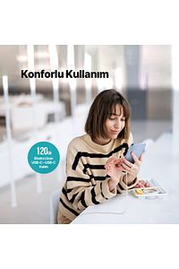 Type-c To Type-c 120cm 60w Pd/qc Hızlı Şarj/data Kablosu Beyaz 2dk36b ürün fotoğrafı