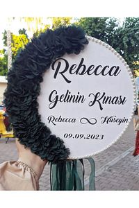 İsme özel Gelin tefi, tüylü tef ,deri def,isimli tef, süslü tef ürün fotoğrafı