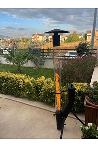 Pelet Sobası Bacasız Füze Model ürün fotoğrafı