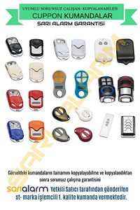 Universal Akıllı Öğrenebilen Garaj Kepenk Otopark Kumandası 433 Mhz ( 1. Kalite - St Işlemcili ) ürün fotoğrafı