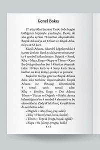 Klasik Tarot Takımı - 78 Kart Ve Rehber Kitap 2021 Orijinal Evrensel Baskı Oval Kenarlar ürün fotoğrafı