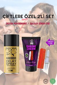 2liset Etkili Kaldırıcılı Geciktiricili Sprey Ve Vajina Daraltıcı Orgazm Ereksiyonlu Krem A-kalite ürün fotoğrafı