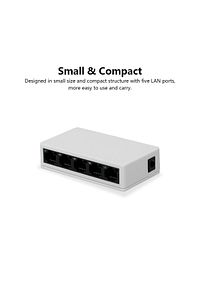 NR3 5 Port Switch 100Mbps Ethernet İnternet Dağıtıcı Ağ Hub Ev Ofis İçin ürün fotoğrafı