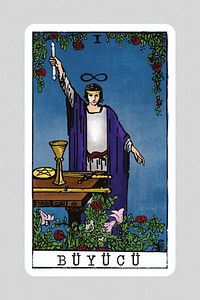 Klasik Tarot Takımı - 78 Kart Ve Rehber Kitap 2021 Orijinal Evrensel Baskı Oval Kenarlar ürün fotoğrafı