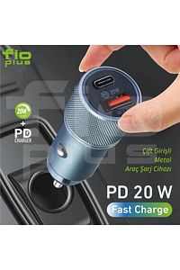 raç Çakmaklık Şarj Aleti 20w Pd Type-c Ve Usb Çıkışlı Hızlı Şarj ürün fotoğrafı