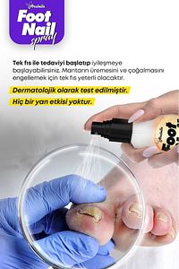 Foot Nail Sprey, Koku, Mantar, Ayak Ve Tırnak Bakım Spreyi 50 ml ürün fotoğrafı