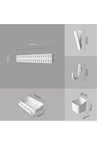 Çok Amaçlı Pano Organizatör Set 2 ( 6 X 40 Cm ) Beyaz ürün fotoğrafı