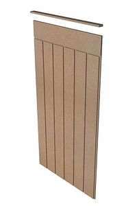 Dekoratif Duvar Paneli ( 54 X 100 Cm ) Boyanabilir Ahşap 8 Mm Ham Mdf Duvar Paneli ürün fotoğrafı