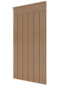 Dekoratif Duvar Paneli ( 54 X 100 Cm ) Boyanabilir Ahşap 8 Mm Ham Mdf Duvar Paneli ürün fotoğrafı