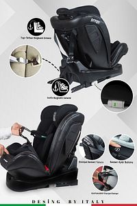 Profix Pro Signal 360 Derece Dönebilen 0-36 Kg Isofixli Oto Koltuğu ürün fotoğrafı