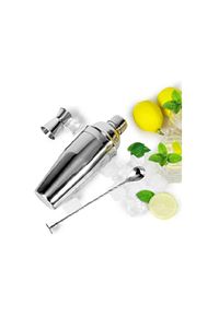 3 Parça Kokteyl Seti 750 ml Avantajlı Shaker Paketi ( Pipet Hediyeli ) ürün fotoğrafı